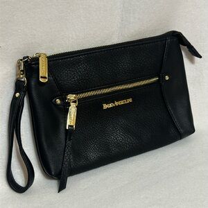 Enzo Angiolini Black Wristlet